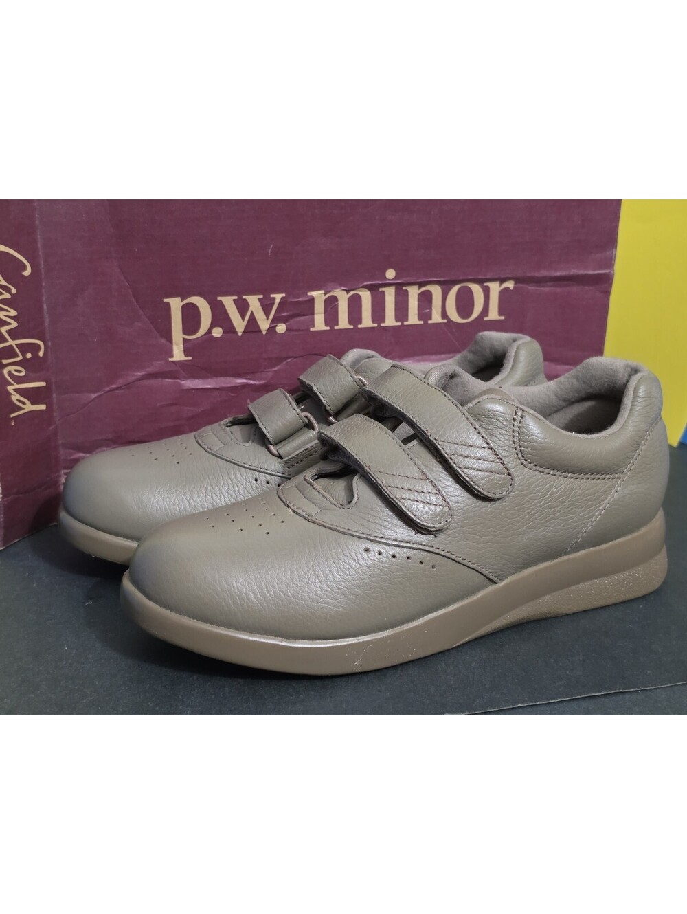 PW Minor Canfield Women's Size 8.5 N Strap Leisure Clay Diabetic Shoes